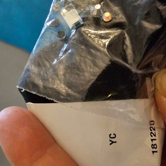 Windsor Heat XS Stone Rhinestone Bodycon Mini Dress Black Sleeveless Party Glam - Picture 13 of 14